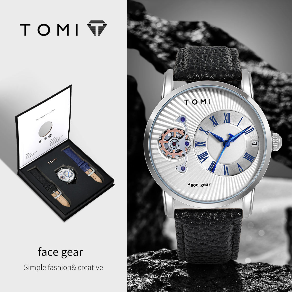 Omega Watch Constellation - TOMI 클래식 미니멀리즘 남성 시계 선물
