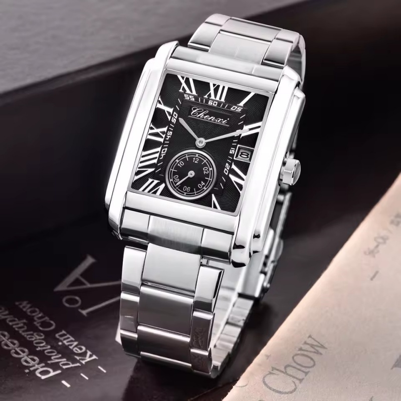 CHENXI 8216 쿼츠 시계 패션 심플 비즈니스 심 - Cartier Watch Tank 리뷰 및 가격