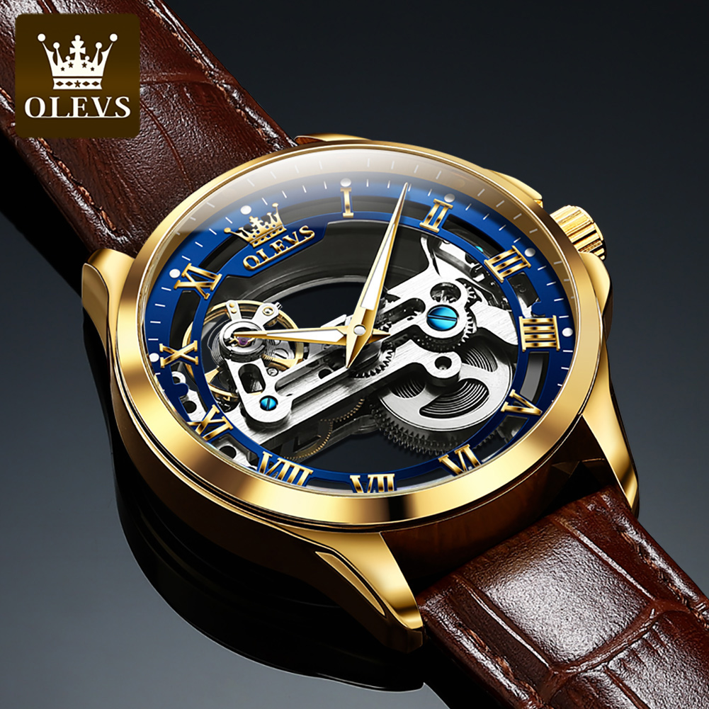 OLEVS 6661 남성용 자동 기계식 시계, 방수 가 - Omega Watch Constellation 리뷰 및 가격