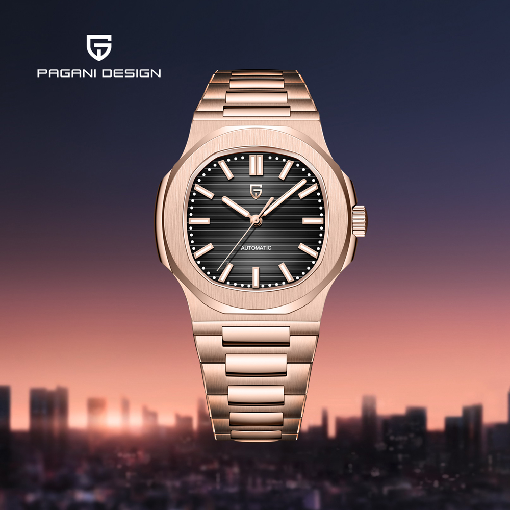 2025년 신제품 파가니 디자인 로즈 골드 남성용 시계 - Patek Philippe Watch Nautilus 리뷰 및 가격
