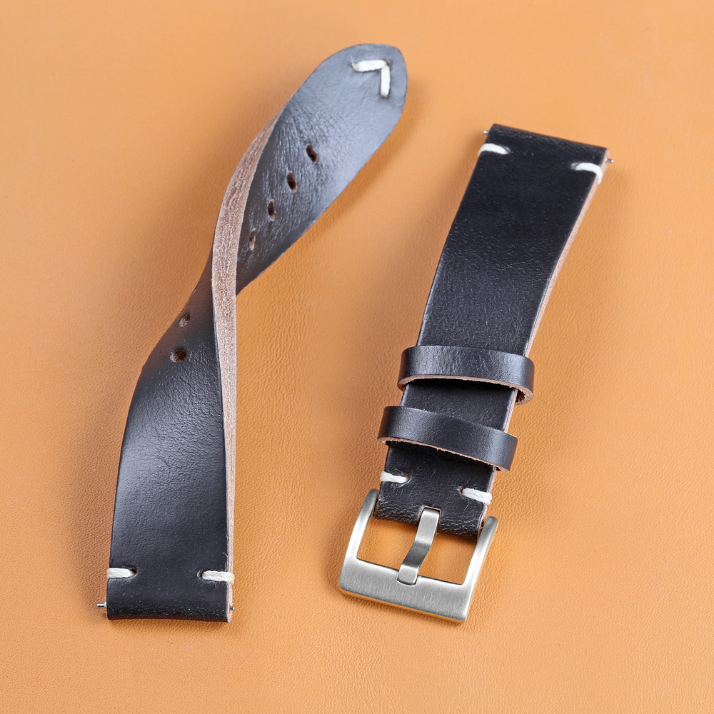 Horween 크롬셀 수제 가죽 시계 스트랩, Hems - Suede Strap Watch 리뷰 및 가격