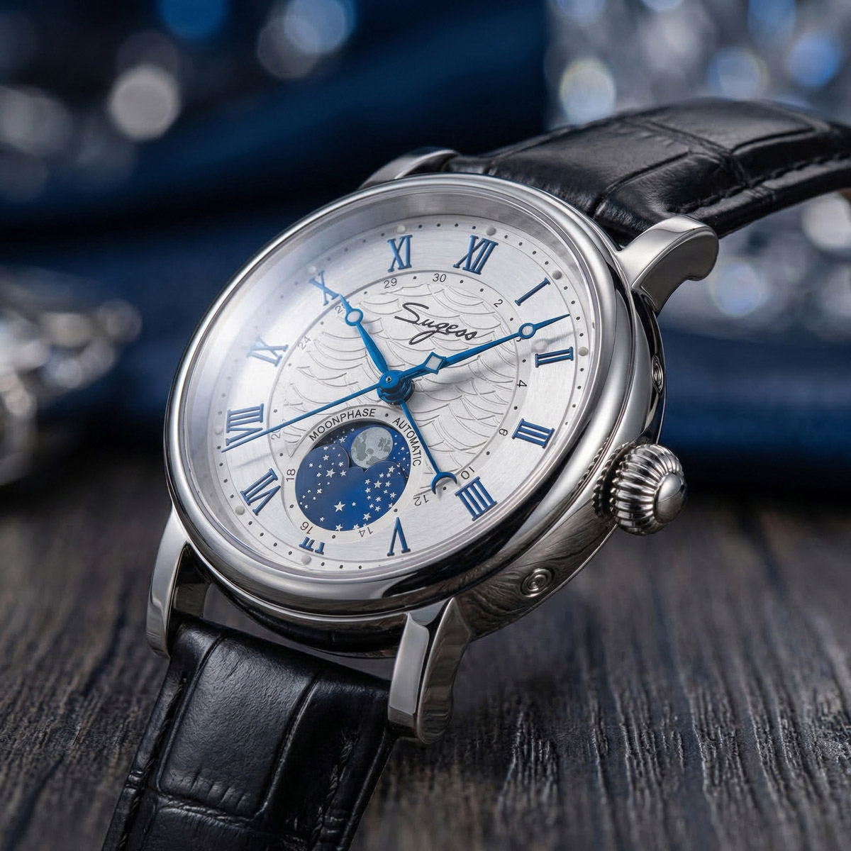 남성용 Sugess 시계 자동 기계식 시계 Moonph - Seiko Watch Presage 리뷰 및 가격