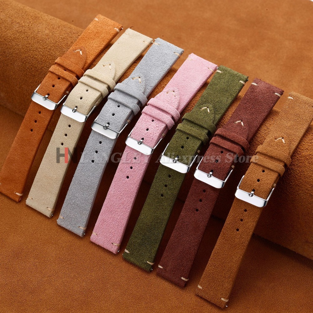 14/16mm, 18mm, 19mm, 20mm, 21m - Suede Strap Watch 리뷰 및 가격