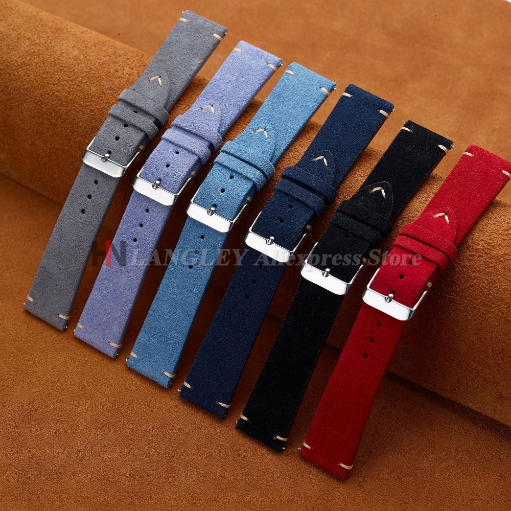 14/16mm, 18mm, 19mm, 20mm, 21m - Suede Strap Watch 리뷰 및 가격