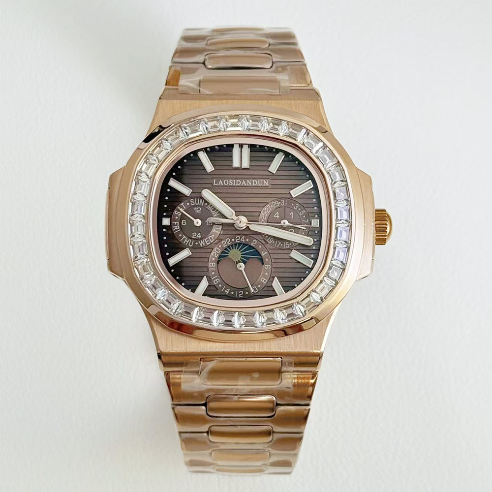 2025 뉴 로즈 골드 중국산 오토매틱 무브먼트 다이빙 - Patek Philippe Watch Nautilus 리뷰 및 가격
